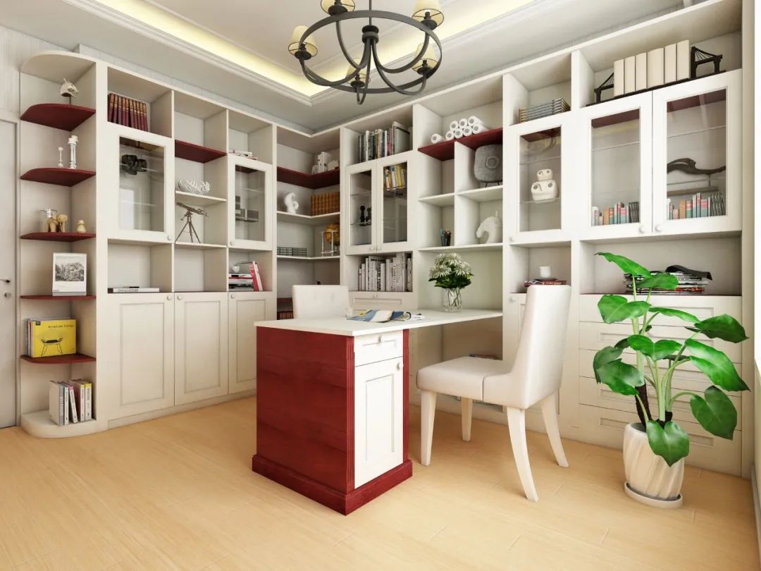 十大中式最美书房,绝美书桌透明