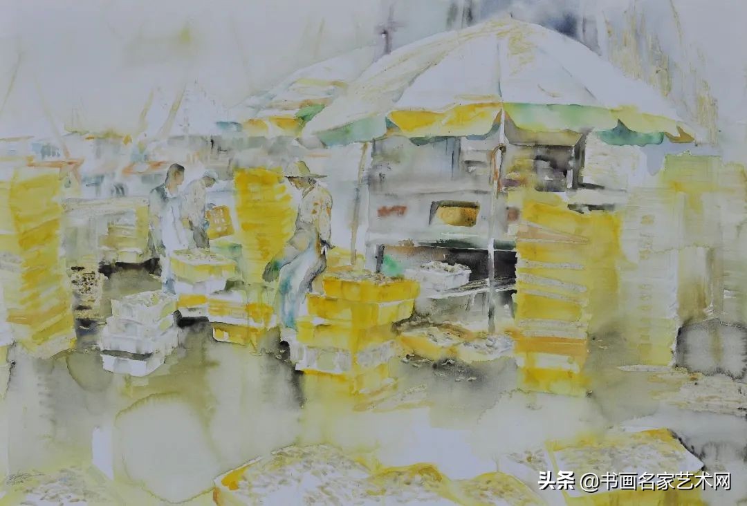 中国张虹,中国艺术水彩画