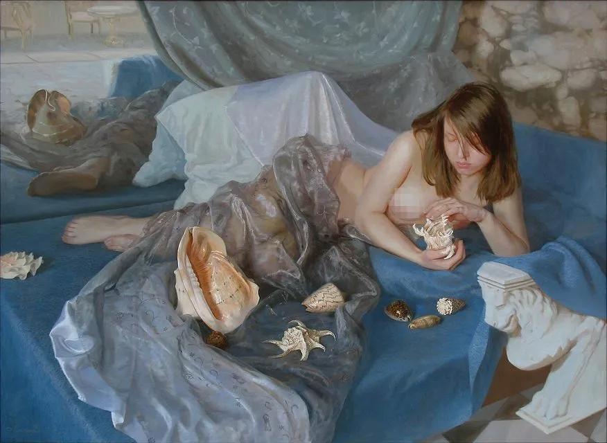 俄罗斯的女画家画的唯美油画,俄罗斯女画家油画视频