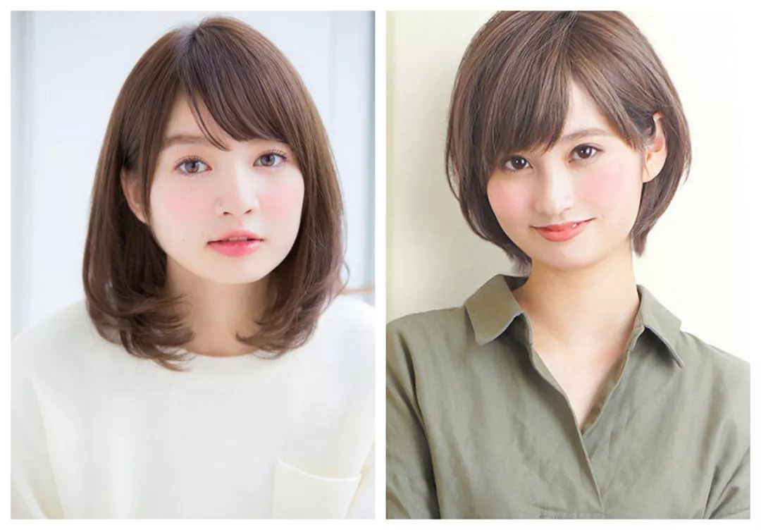 遮秃头又显脸小的刘海发型,头发遮大脸显脸小