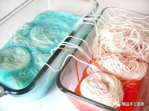 有趣的染色方法,毛线是怎么染的