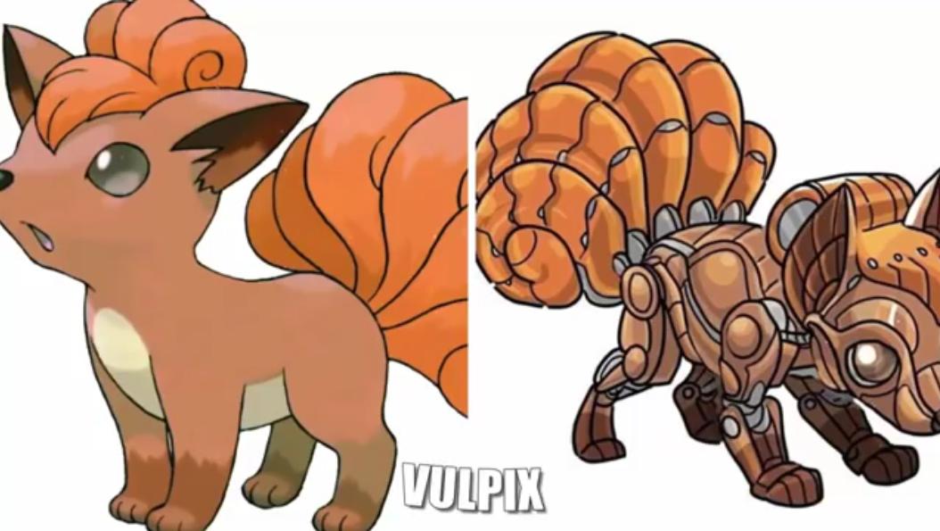 当宝可梦邂逅高达：班基拉斯化身机械哥斯拉，水箭龟帅气威猛