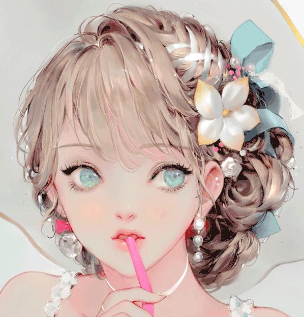 好看的仙女插画,唯美的韩国风插画