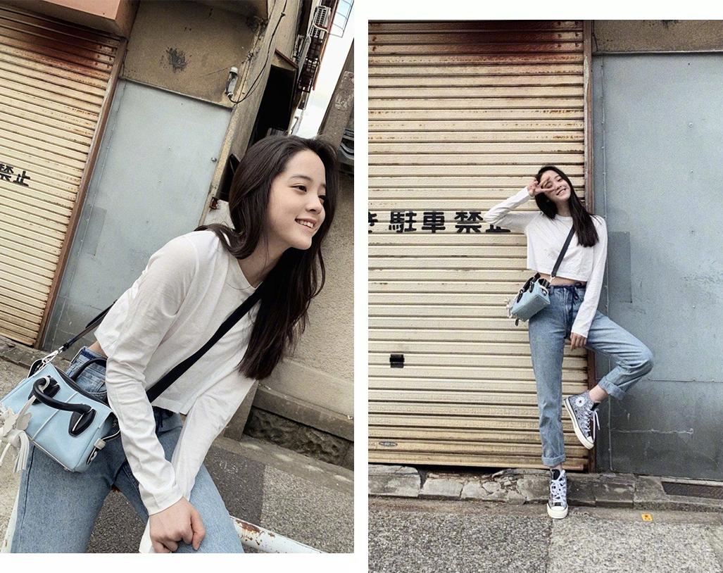 时髦精示范一件白t的100种穿法,一件白t多种穿法女显瘦