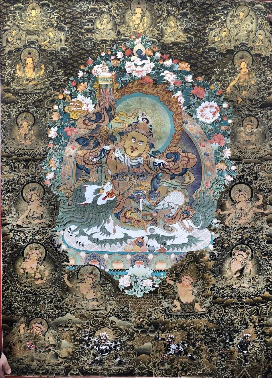 尼泊尔手绘唐卡和西藏唐卡区别,尼泊尔唐卡和藏区唐卡的价格