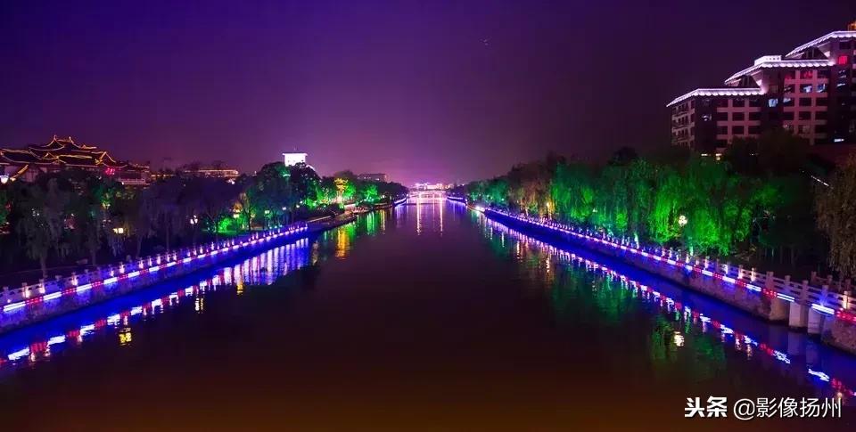 扬州古运河风光带图片,扬州旅游景点古运河图片大全