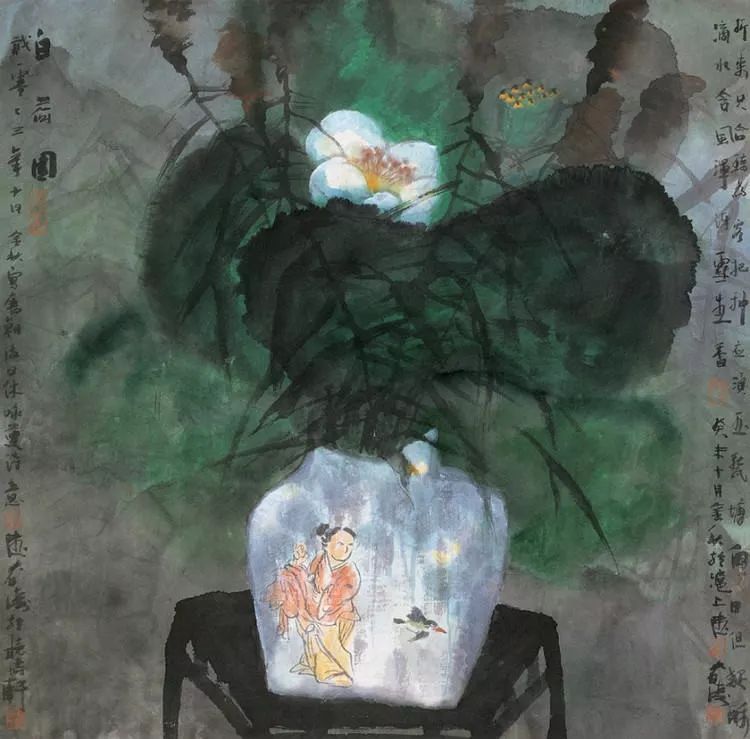 他说画画就是玩玩而已，一不小心成了艺术家