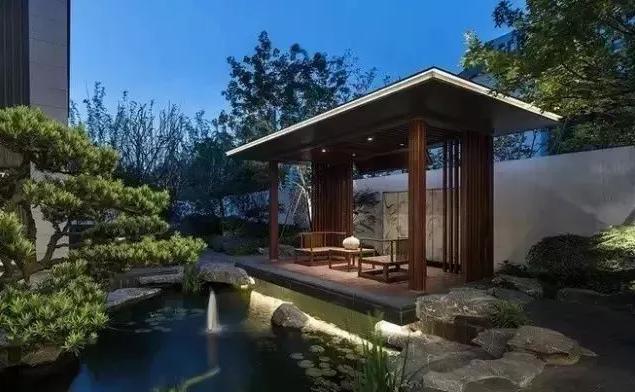 庭院景观亭效果图大全,庭院廊亭设计