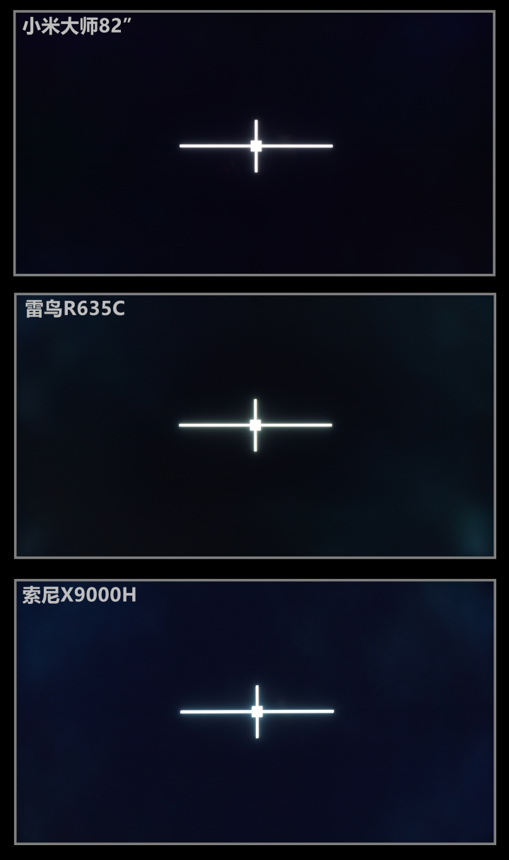 小米大师82PK索尼X9000H/雷鸟R635C全面评测