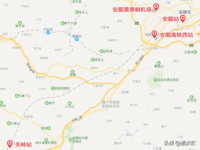 安顺自驾游必去十个景点攻略图,贵州安顺各景区路线