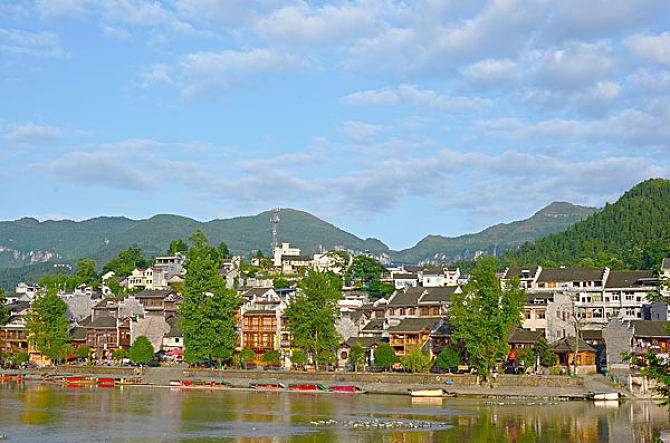 重庆秀山富人区,重庆秀山美丽县城