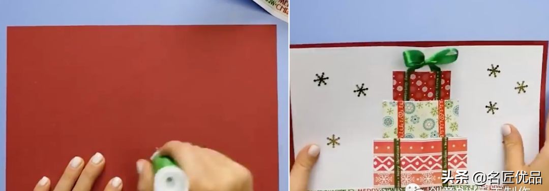 圣诞节手工礼物制作圣诞卡,2020年最火的简单易学的圣诞手工