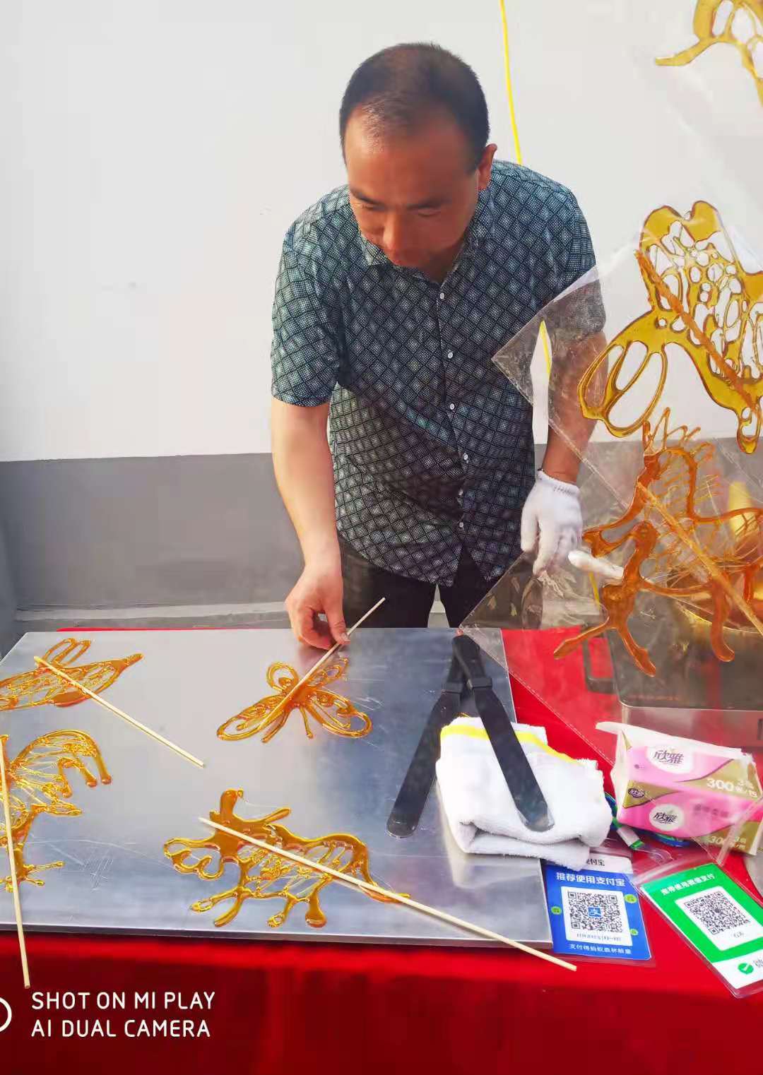 西安吹糖人完整视频,西安吹糖人网红