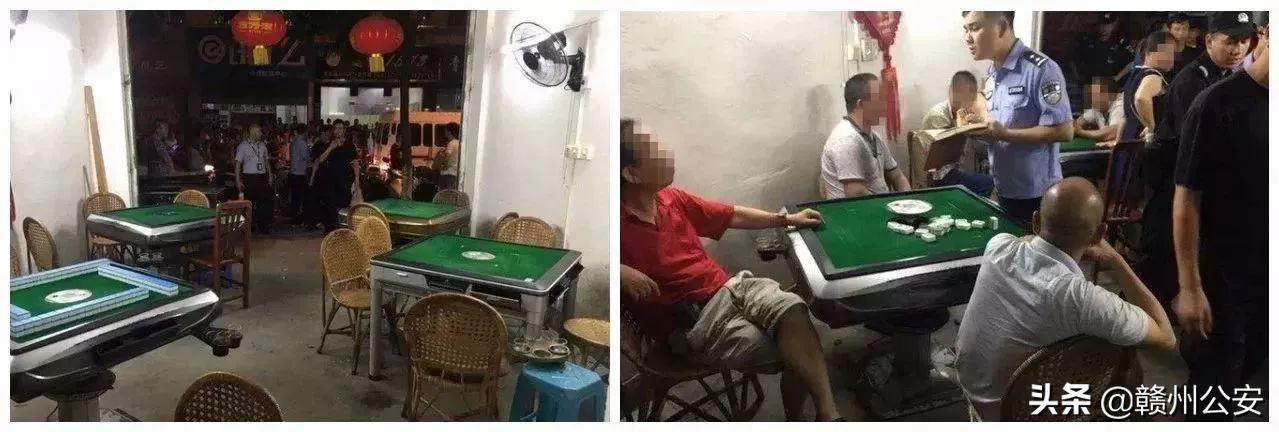 赌徒聚赌被警方一锅端,在赣州赌博被抓
