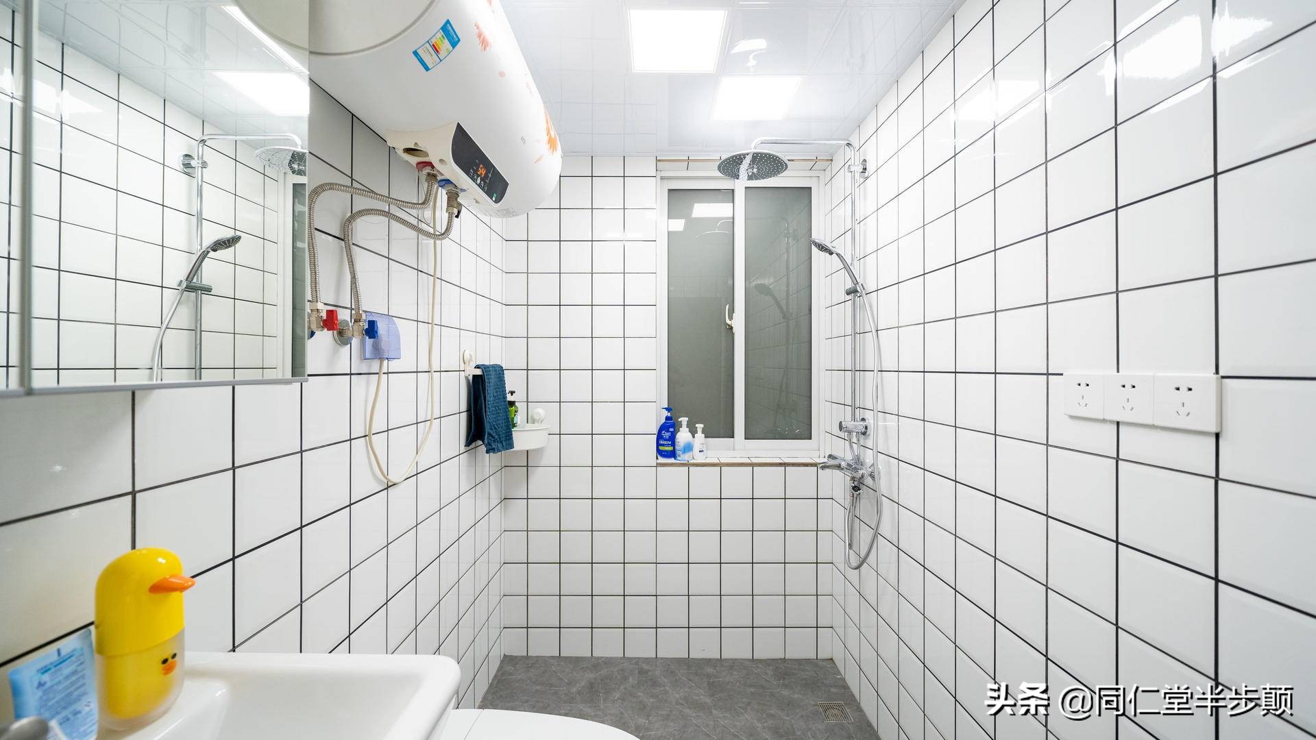 大花洒怎么洗澡,顶喷大花洒