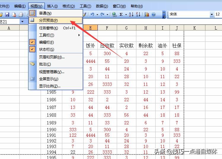 怎么给超过一页的excel表格分页,excel表格如何对多个表格进行分页
