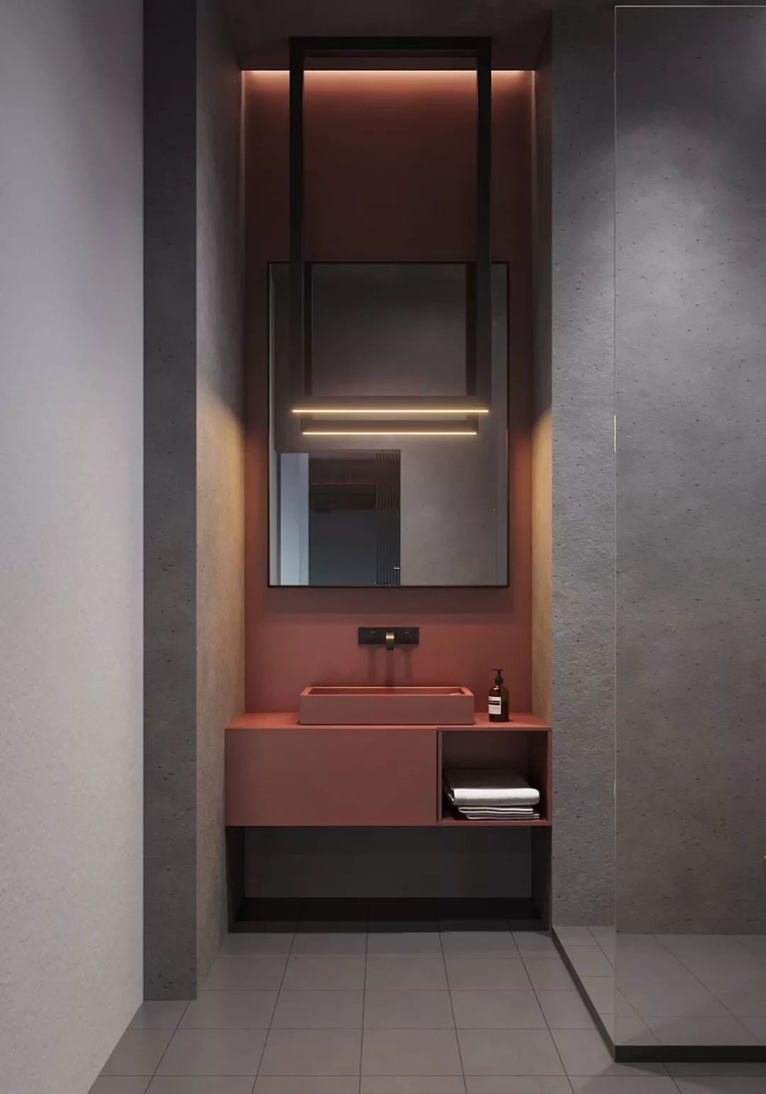 时尚灰内饰,现代风灰色装修内饰设计