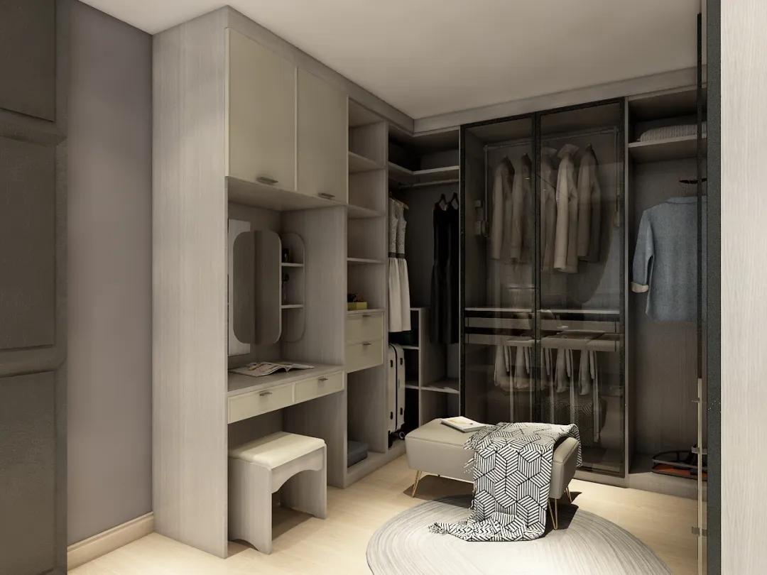 2.4米推拉门衣柜布局设计,两扇门衣柜布局设计