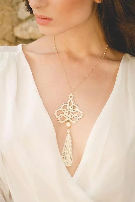 全银饰手工编织手链教程,银线编项链教程