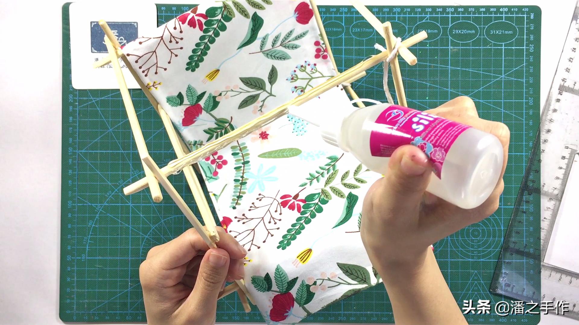 布艺灯笼手工制作教程简单,环保自制小灯笼