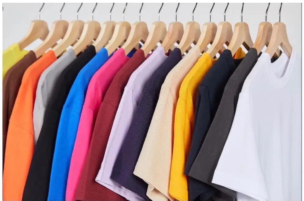 纯色t恤机洗 (纯棉t恤100%全棉不掉色)