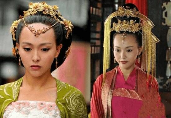 杨幂的高发际线,发际线秃的杨幂