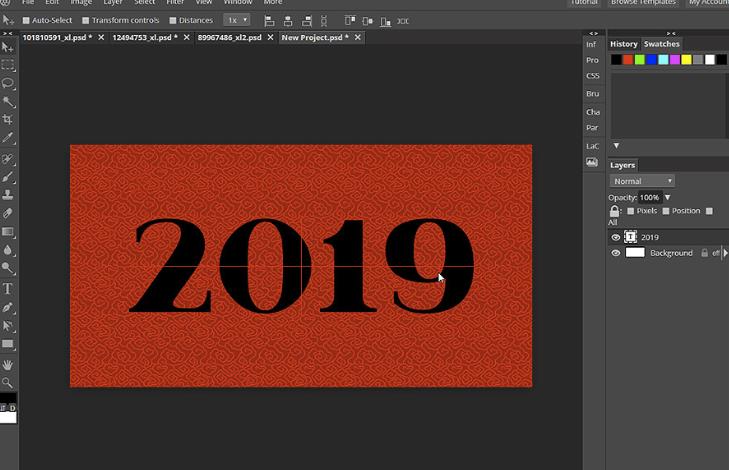 2019年新年贺卡图片,新的一年的新年贺卡