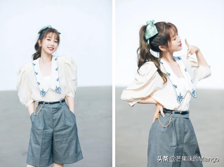 一对蝴蝶结发饰戴法女童,古风蝴蝶结发饰教程戴法幼儿