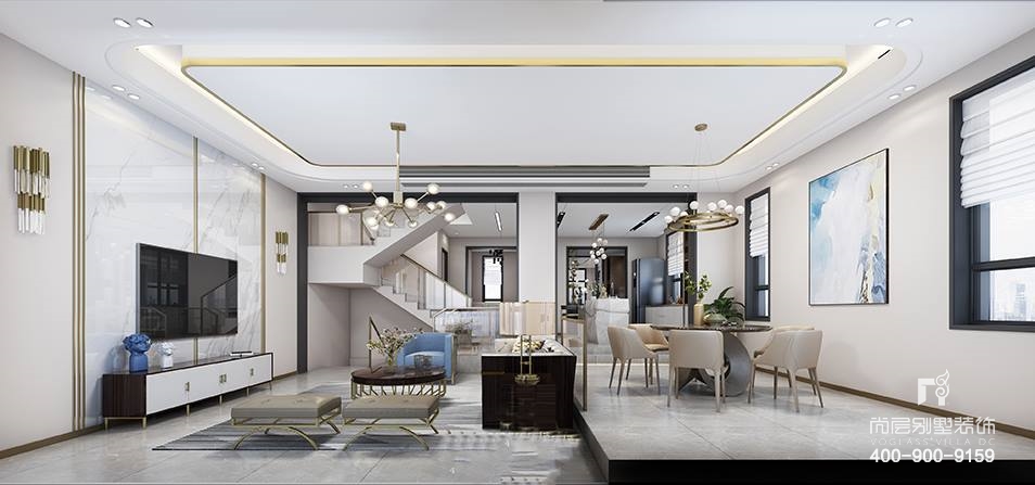 138平港式现代风格,小户型港式风格