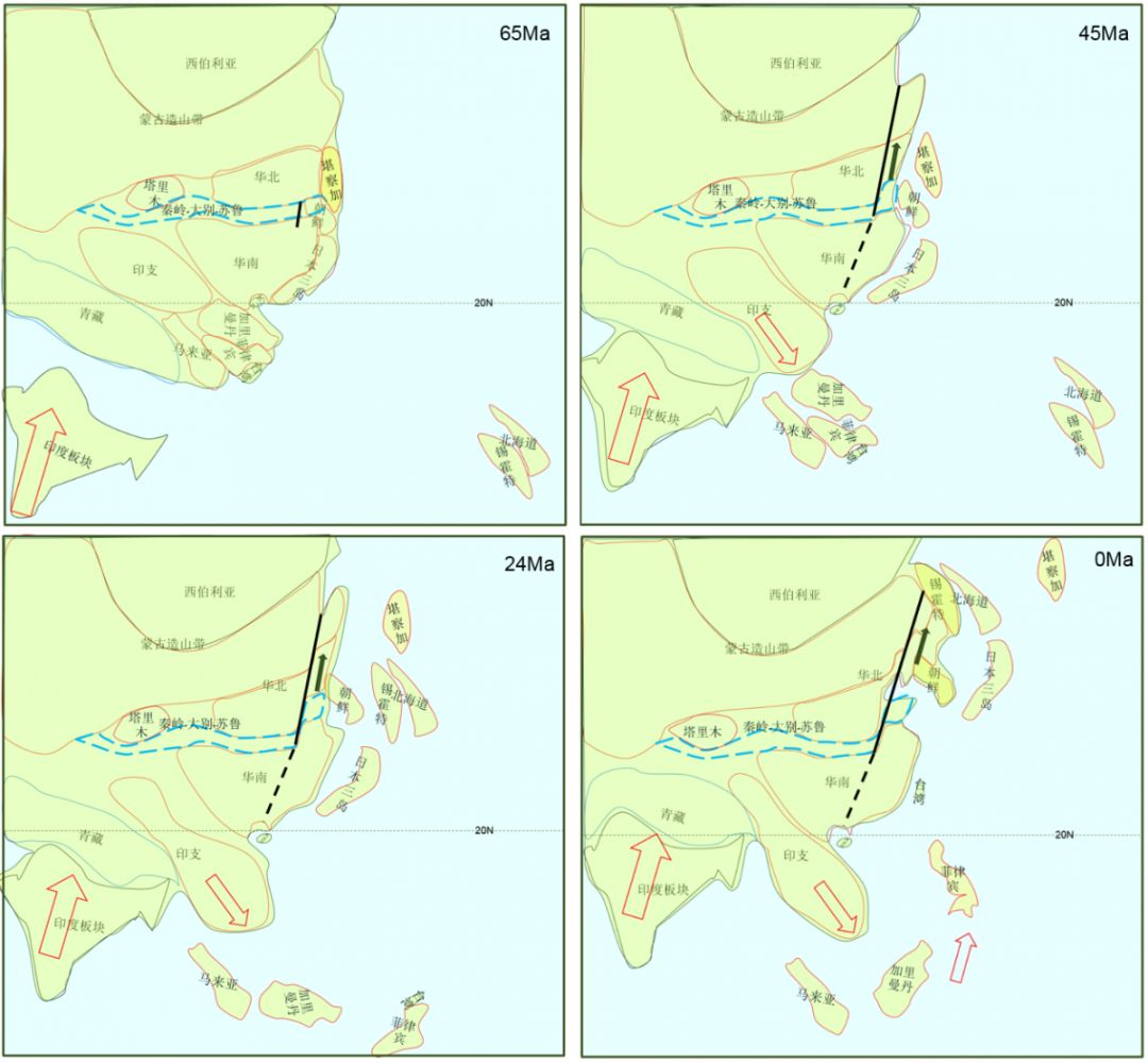 郯庐断裂形成的地质景观,郯庐断裂带如何形成的