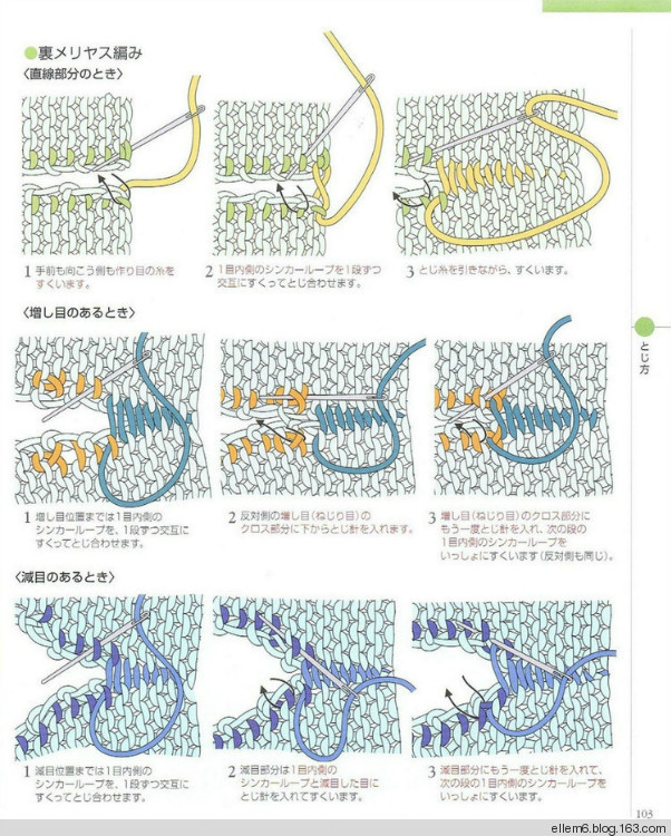 缝针收针法最后一针,明针缝合针法教程