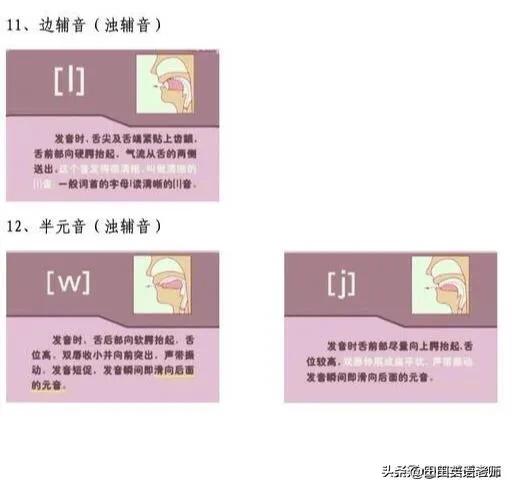 48个国际音标发音图高清图,英语48个国际音标舌位图