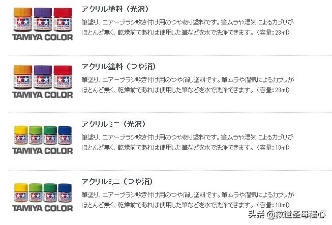 模型补色工具大全,模型专用颜料
