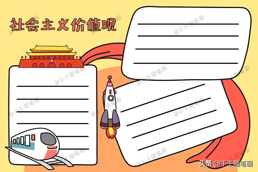 孩子手抄报用模板还是自己做,家长都需要的手抄报