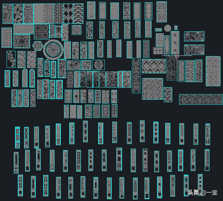国外室内cad设计图,精选国内外经典家居cad平面图库