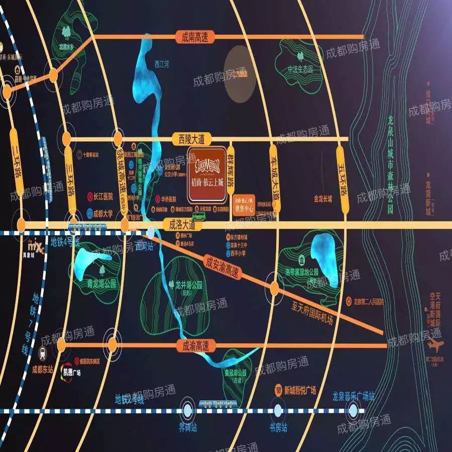 首付22万就可入手精装套三,终于知道成都这个区域为啥刚需聚集了