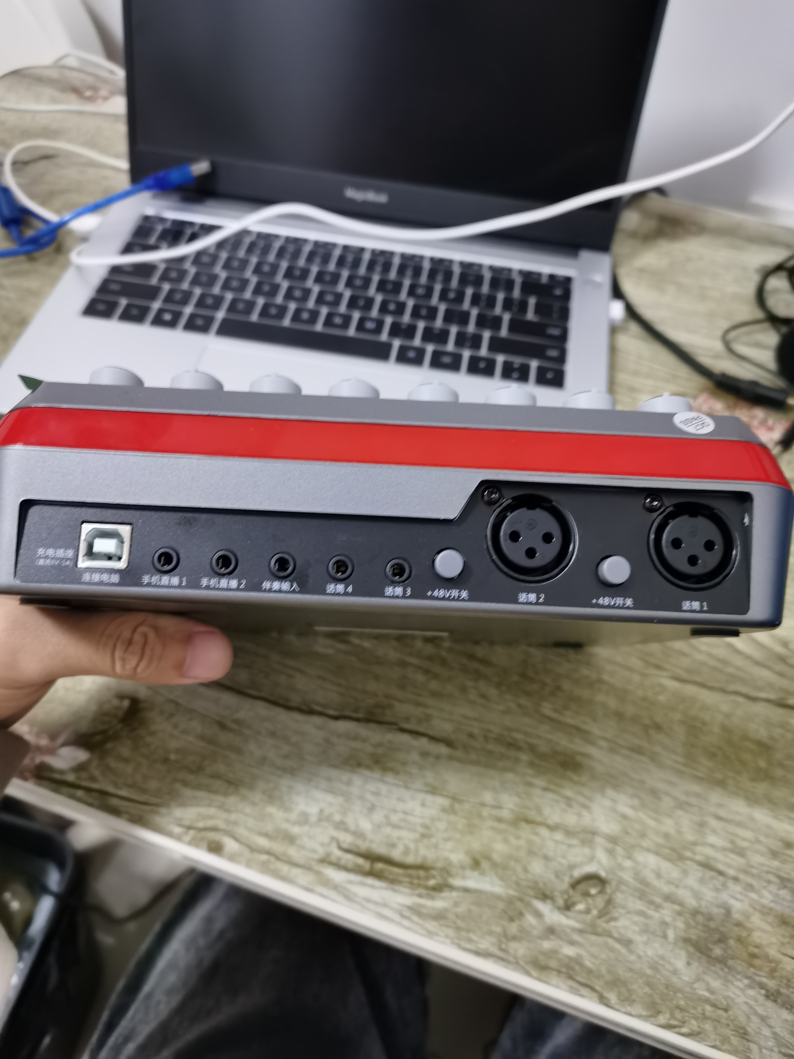 声佰乐b6plus声卡套装,主播用的最火声卡设备