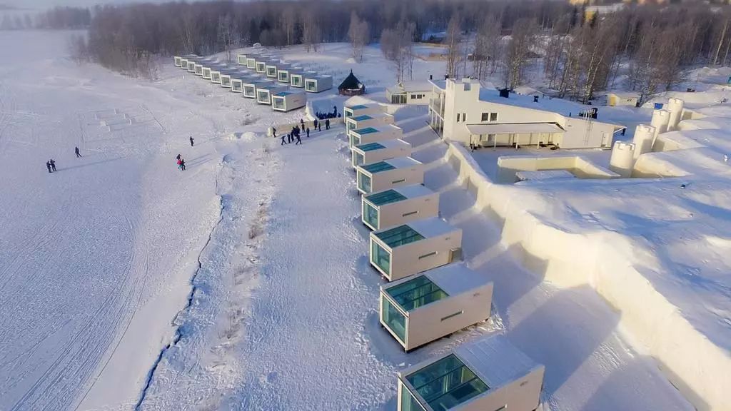 芬兰极光星空玻璃房,芬兰玻璃屋哪个最好