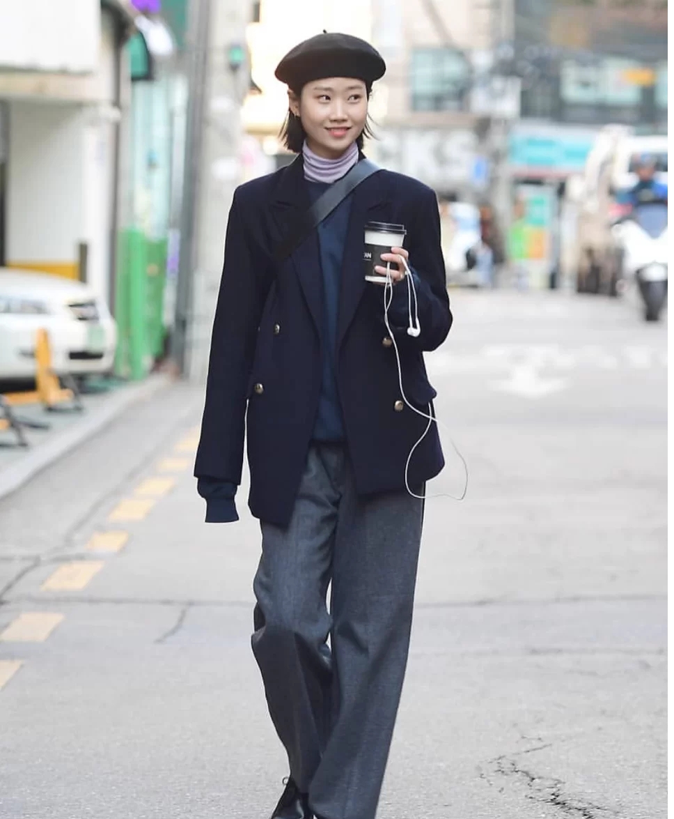 穿搭韩国小姐姐日常穿搭look,来看看韩国小姐姐穿搭