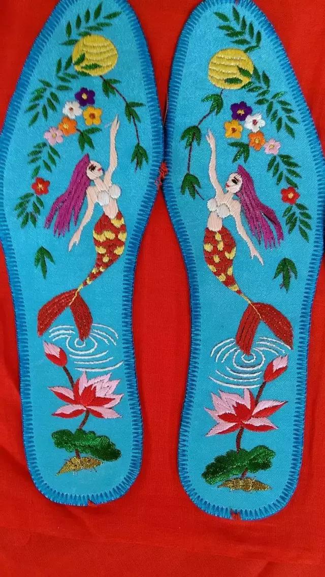 刺绣鞋垫图案大全详细图,惊艳绝伦刺绣鞋垫欣赏
