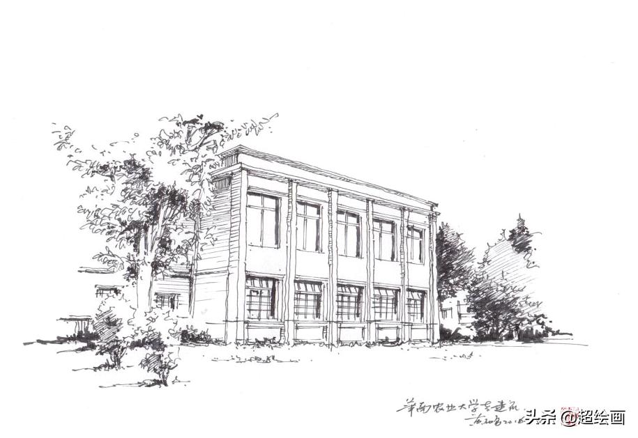 十大顶级钢笔画速写,钢笔速写100幅图片