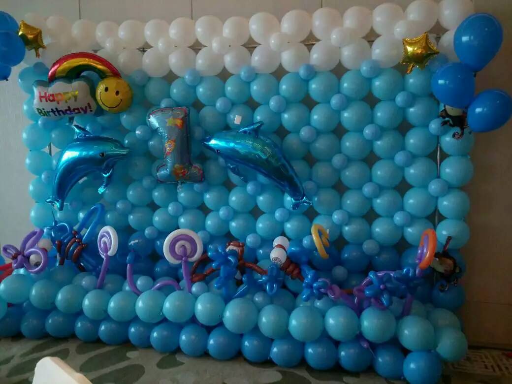 宝宝宴迎宾牌气球布置,宝宝宴气球教学