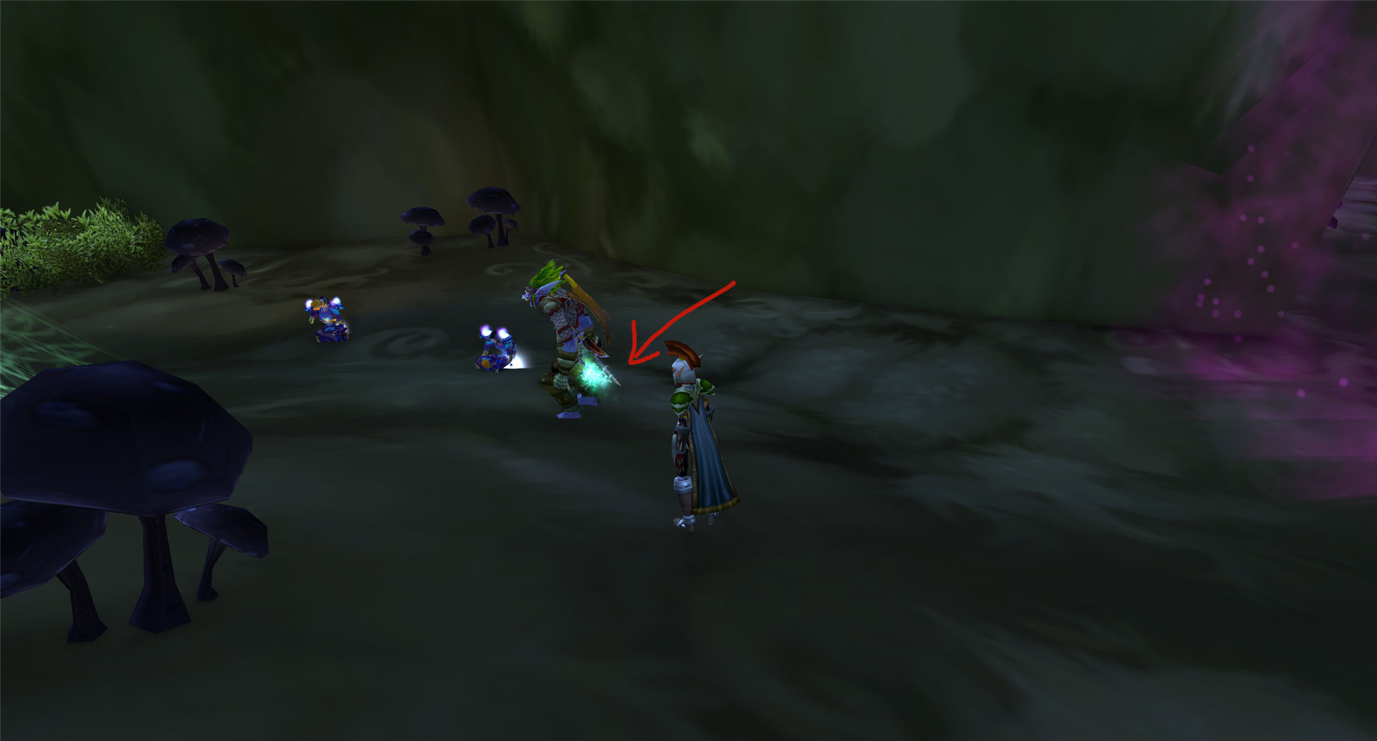 魔兽怀旧服：站桩升级也得要牌面，极品附魔不能少，*器武**必须猫鼬