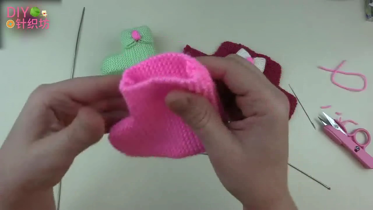 针织毛线鞋花样图案大全,针织儿童毛线鞋全视频