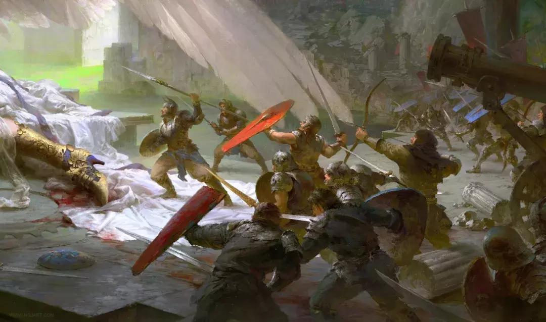 他的手绘原画太牛了,笔下美*欲人**欲飘仙,色调与笔感美煞无数网友