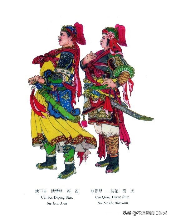 水浒传108将排名手绘图,水浒传108单将人物排行图