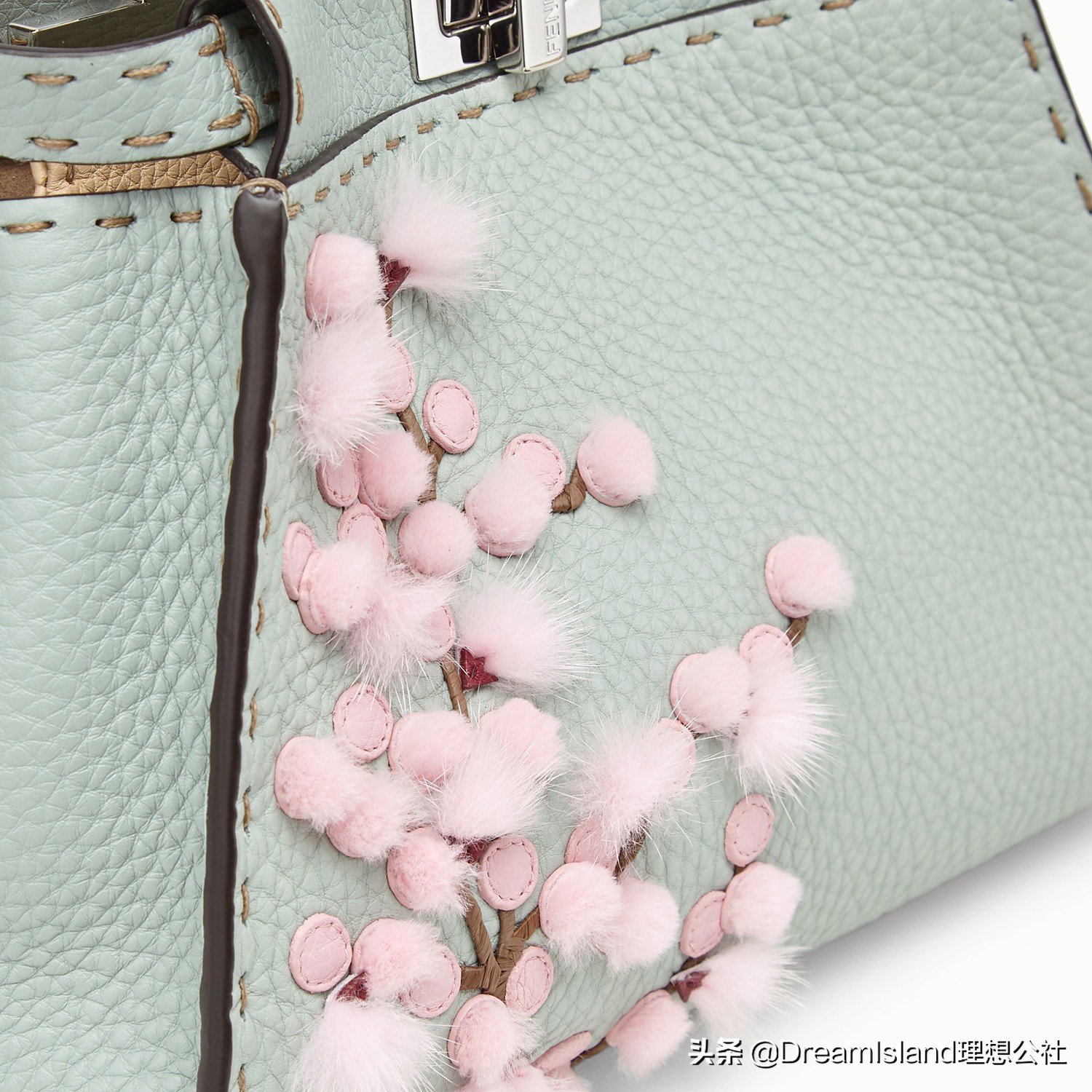 fendi紫色麂皮手袋,fendi新包