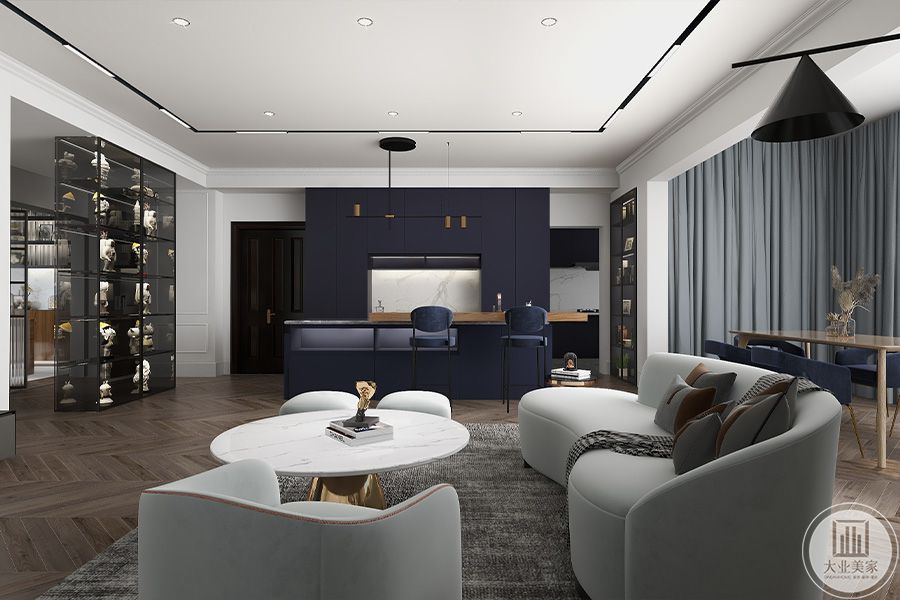 客厅中间较空用什么装饰一下较好,客厅大怎么装修布置好看