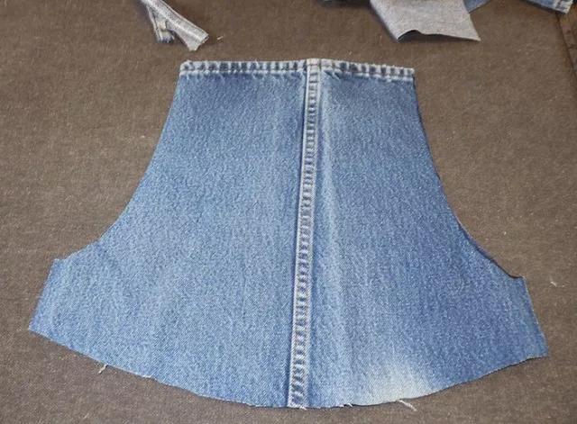 旧牛仔裤改造围裙大全步骤,旧牛仔裤改造围裙步骤