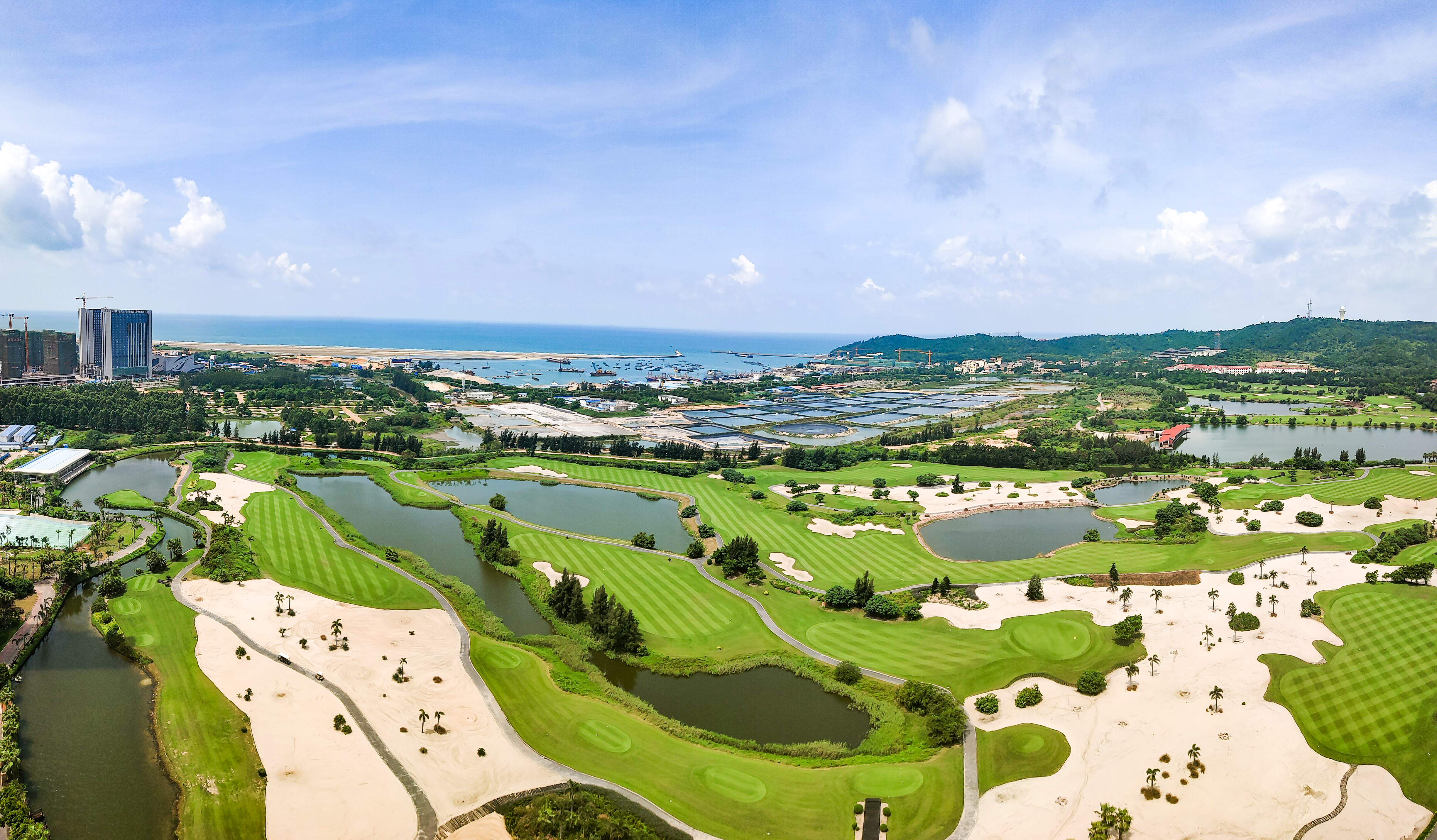 北海观山海高尔夫,北海最漂亮的场地